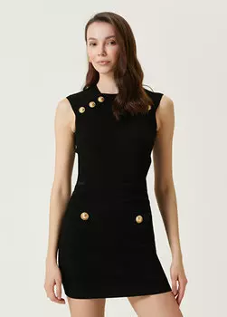 Черная блузка Balmain