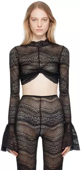 Черная блузка Beaufille Frida