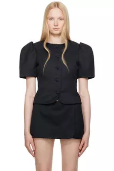 Черная блузка Bonny Sandy Liang