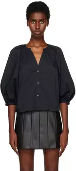 Черная блузка Dill Staud