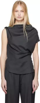 Черная блузка Lyra Loulou Studio