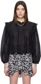 Черная блузка Mikia Isabel Marant