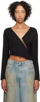 Черная блузка Reis Miista