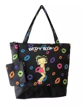 Черная большая сумка Essential Betty Boop, черный