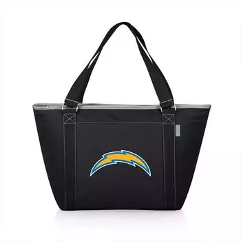 Черная большая сумка-холодильник Topanga Picnic Time Los Angeles Chargers