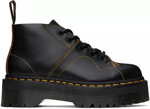 Черная Церковь Платформа Monkey Дерби Dr. Martens
