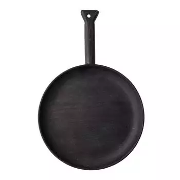 Черная деревянная сковорода Bloomingville