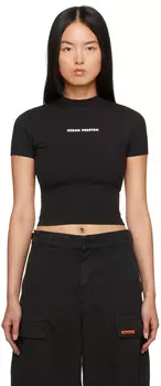 Черная детская футболка Heron Preston