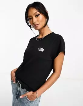 Черная детская футболка The North Face Evolution