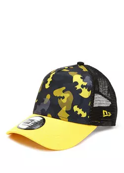 Черная детская шапка унисекс с принтом chyt dc trucker New Era