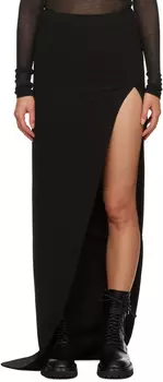 Черная длинная юбка Ann Demeulemeester Janita