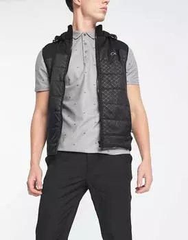 Черная дутая куртка Calvin Klein Golf Raymond Hybrid