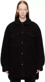 Черная дутая куртка HOLDEN