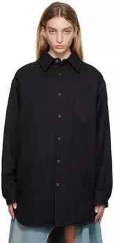 Черная дутая куртка Maison Margiela