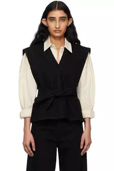 Черная джинсовая блузка Chasuble LEMAIRE