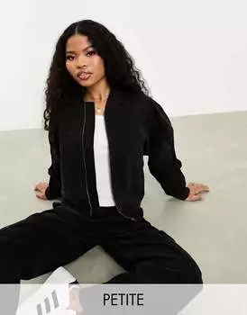 Черная джинсовая куртка-бомбер DTT Petite Jaz Don't Think Twice