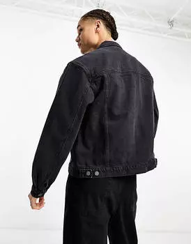 Черная джинсовая куртка Guess Originals