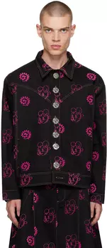 Черная джинсовая куртка Mouse Chopova Lowena