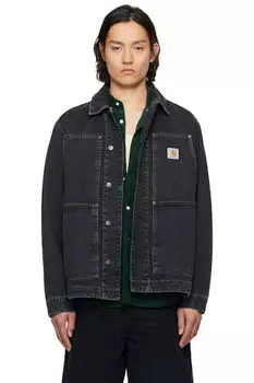 Черная джинсовая куртка OG с двойным передом Carhartt Work In Progress