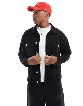 Черная джинсовая куртка ONLY & SONS