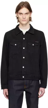 Черная джинсовая куртка Robby Nudie Jeans