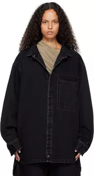 Черная джинсовая рубашка Herculean Entire Studios