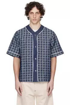 Черная джинсовая рубашка MA Quad Baseball AMIRI