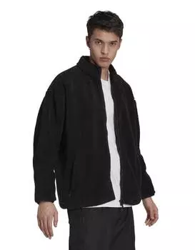 Черная флисовая куртка adidas Originals