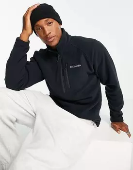 Черная флисовая куртка с молнией 1/2 Columbia Fast Trek II