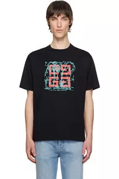 Черная футболка 4G Regular Fit Givenchy