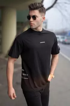 Черная футболка 5231 MADMEXT