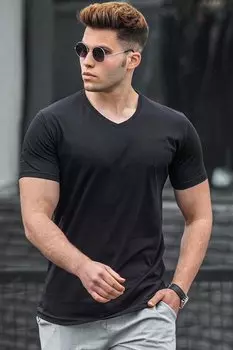 Черная футболка 5281 MADMEXT