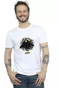 Черная футболка Adam Hovering Bolt DC Comics, белый