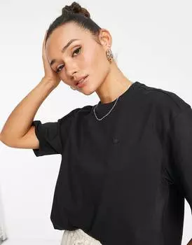 Черная футболка adidas Originals adicolor Contempo