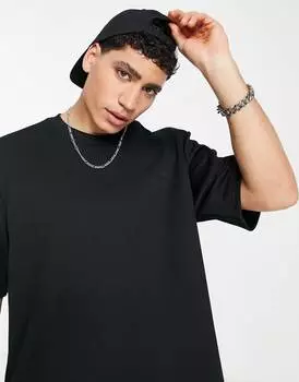 Черная футболка adidas Originals Contempo Plisse