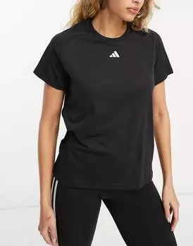 Черная футболка adidas Training Train Essentials