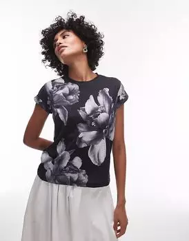 Черная футболка Allsaints anna