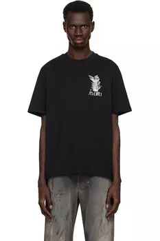 Черная футболка «Amiri» Garden