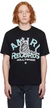Черная футболка AMIRI Records Wolf