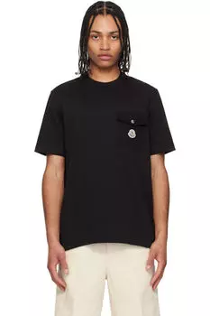 Черная футболка Archivio SS Moncler