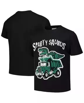 Черная футболка Big Boys and Girls Michigan State Spartans Dino Truck Comfortwash, черный