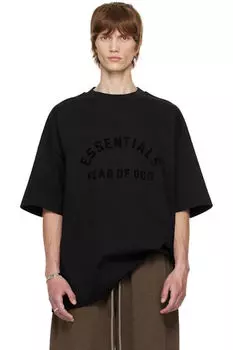 Черная футболка Bonded Fear of God ESSENTIALS