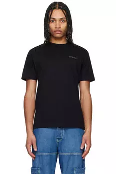 Черная футболка Bookish Slim Off-White