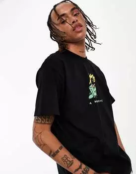 Черная футболка Carhartt WIP с теплыми объятиями