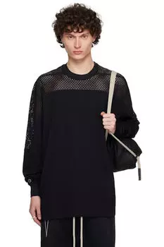 Черная футболка Champion Edition с поясом Rick Owens