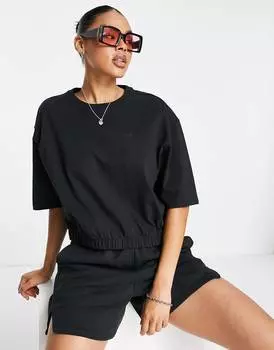 Черная футболка contempo adidas Originals