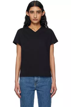 Черная футболка Devra KHAITE