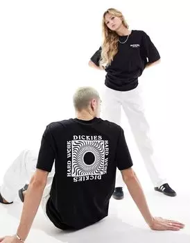 Черная футболка Dickies с принтом Oatfield на спине эксклюзивно для ASOS