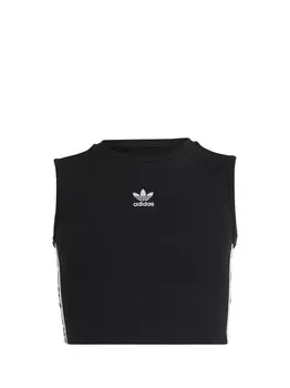 Черная футболка для девочек Adidas