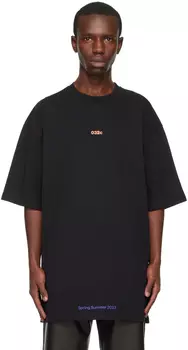 Черная футболка Grosse Freiheit 032c